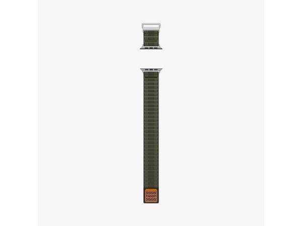 Spigen WBF0, Band, Smartklokke, Grønn, Apple, Apple Watch (44/45mm), Apple Watch 10/11 (46mm), Apple Watch Ultra (49mm), Nylon