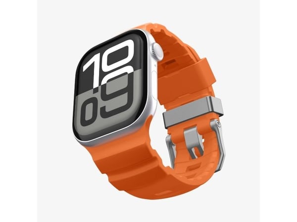 Spigen WBS2, Band, Smartklokke, Oransje, Apple, Apple Watch 10/11 (46mm), Silikon