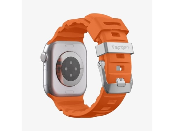Spigen WBS2, Band, Smartklokke, Oransje, Apple, Apple Watch 10/11 (46mm), Silikon