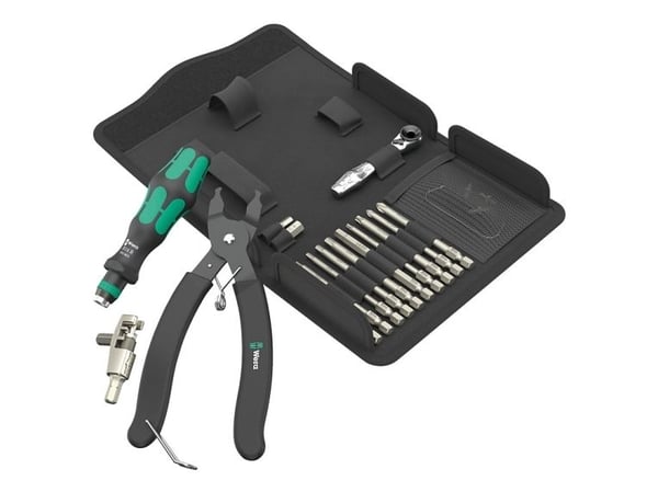 Wera KRAFTFORM KOMPAKT 9532 MED KJEDERIVER, 20 stk (1 sett)