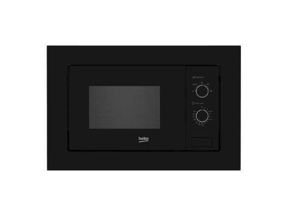Beko BMOB20202B, Innebygget, Solo mikrobølge ovn, 20 l, 800 W, Rotasjon, Sort