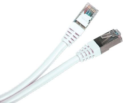 LOGON SSTP Cat6a, 2 m, Cat6a, RJ-45, RJ-45, Hvit