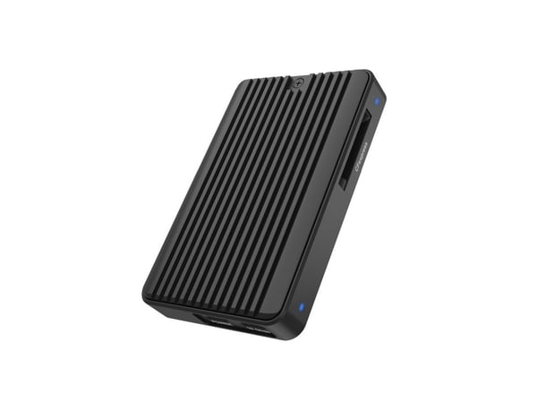 ICY BOX IB-CR601M-C31 - Oppbevaringspakke - M.2 - SATA 6Gb/s / PCIe 3.0 x2 (NVMe) - USB 3.2 (Gen 2) - svart