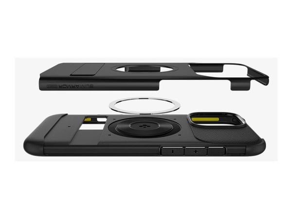 Spigen Slim Armor (MagFit), Suojus, Apple, iPhone 16 Pro Max, 17,5 cm (6.9"), musta
