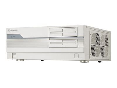 SilverStone FLP01 - Tower - ATX - ingen strømforsyning (ATX / PS/2) - hvit - USB/lyd