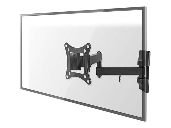 Nedis TVWM1510BK - Brakett - full bevegelse - for TV - stål - svart - skjermstørrelse: 13"-27" - veggmonterbar