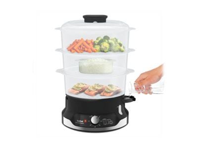 Tefal Ultra Compact VC2048 - Dampkoker - 9 liter - 800 W - svart