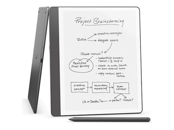 Amazon Kindle Scribe - 1. generasjon - eBook-leser - 32 GB - 10.2" monokrom - berøringsskjerm - Bluetooth, Wi-Fi - wolframgrå