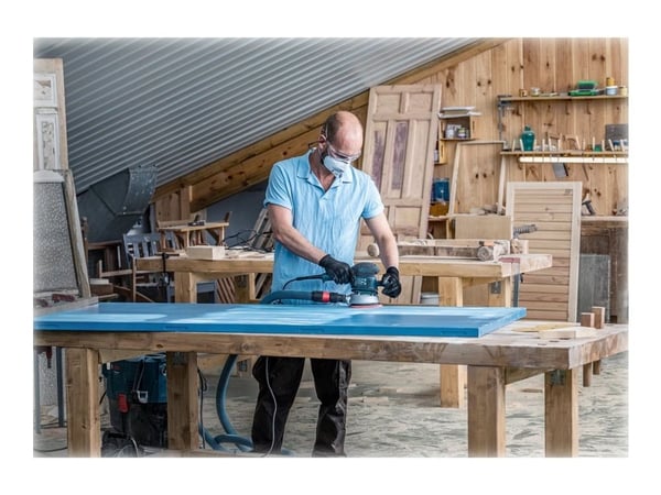 Bosch Expert C470 - Sandpapper - för lövträ, målarfärg på trä - 5 delar - rund - grus: P60 - 115 mm