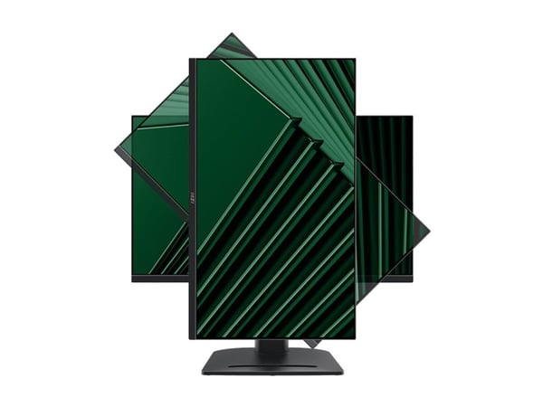 MSI PRO MP275QPG - LED-skjerm - 27" - 2560 x 1440 WQHD @ 100 Hz - IPS - 300 cd/m² - 1300:1 - 1 ms - 2xHDMI, DisplayPort - høyttalere
