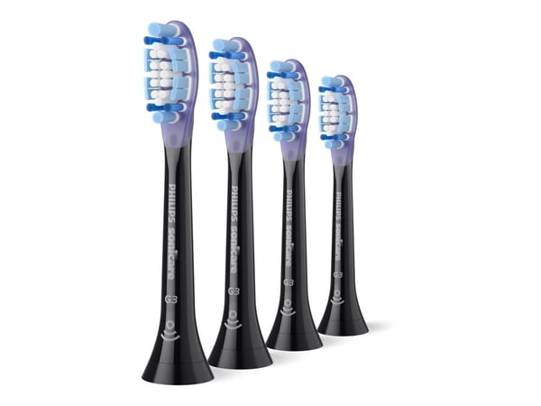 Philips Premium Gum Care HX9054/88 Harjaspääpakkaus, 4 kpl, 4 kpl, musta, 3 kuukautta, Pehmeä, 62000 liikettä minuutissa, Philips