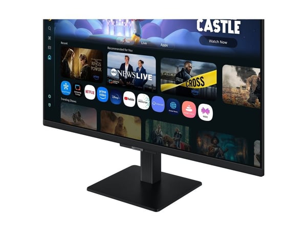 Samsung S27FM500EU - M50F Series - LED-skjerm - Smart - 27" - 1920 x 1080 Full HD (1080p) @ 60 Hz - IPS - 250 cd/m² - 1000:1 - HDR10 - 5 ms - 2xHDM...