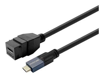 VivoLink Pro - USB-kabel - USB-C (hann) til USB-C (hunn) nøkkelsky - USB 3.2 Gen 2 - 20 V - 5 A - 50 cm - 4K 30Hz støtte, up to 20 Gbps data transf...