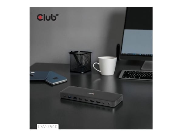 Club 3D 14-1 USB-C Quad Display -telakointiasema