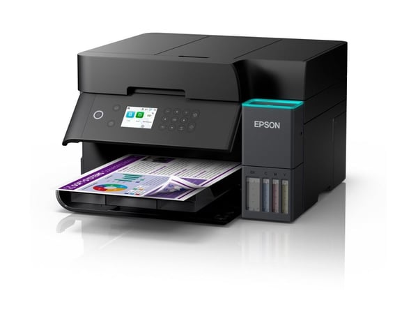 Epson EcoTank L6370, Väritulostus, 4800 x 1200 DPI, A4, musta