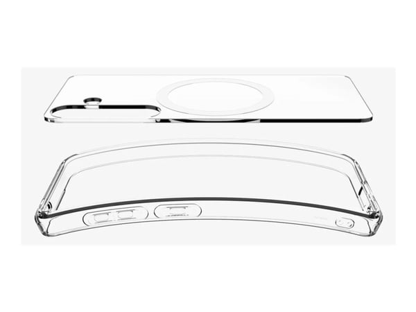 Spigen Ultra Hybrid S MagFit - Baksidedeksel for mobiltelefon - polykarbonat, termoplast-polyuretan (TPU) - klarhvitt - for Samsung Galaxy S25+