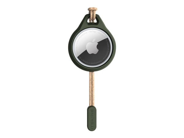 ITSKINS Feronia Bio - Baksidedeksel for smart tracker - Impactane Bio - olivengrønn - for Apple AirTag