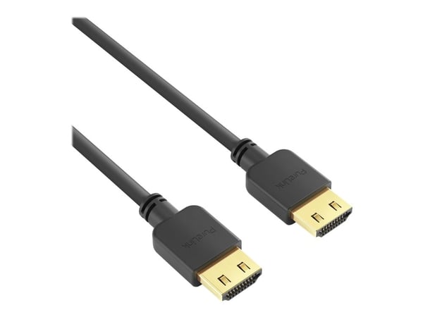 PureLink HDMI-kabel - PureInstall - Slim 0.50m - Svart
