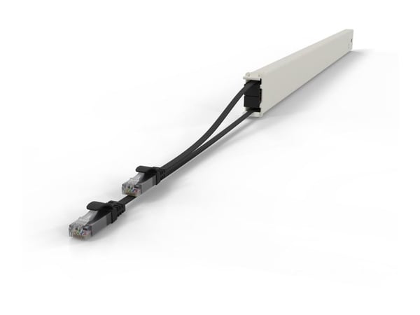 PATCHBOX CONE46UTPBK, 2,5 m, Cat6a, U/UTP (UTP), RJ-45, RJ-45, Sort