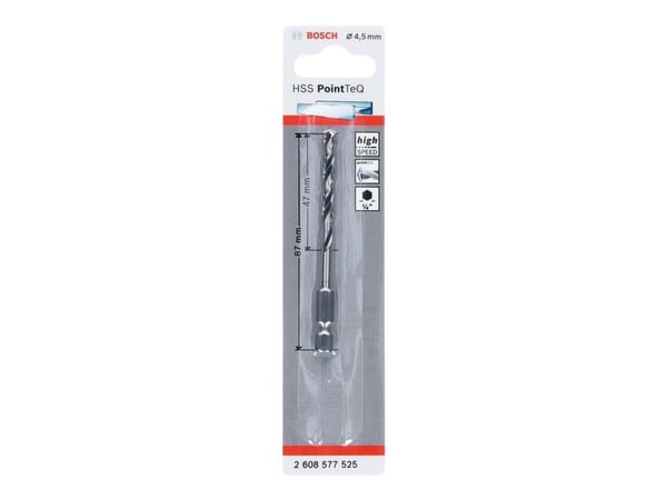 Bosch METALBOR POINTTEQ HEX HSS-R 4,5X87MM