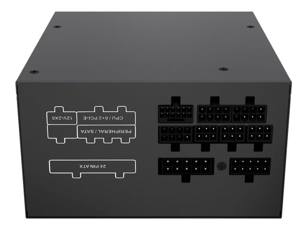 Gembird CCC-PSUGOLD-750W - Strømforsyning (intern) - ATX - 80 PLUS Gold - AC 100-240 V - 750 watt - aktiv PFC - svart pulverjakke