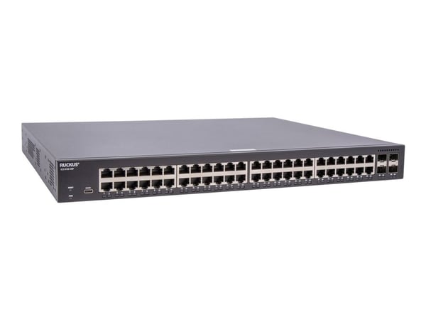 RUCKUS Networks ICX8100-48P, Hallittu, Gigabit Ethernet (10/100/1000), Power over Ethernet -tuki, Telineasennus, 1U