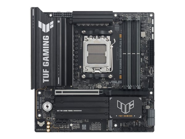 ASUS TUF GAMING B850M-PLUS II - Hovedkort - micro ATX - Socket AM5 - AMD B850 Chipset - USB-C 3.2 Gen 2x2, USB-C 3.2 Gen2, USB 3.2 Gen 2, USB 3.2 G...