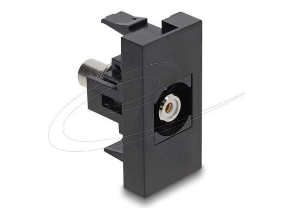 DeLOCK Easy 45, RCA, Naaras, Naaras, Suora, Suora, musta, Valkoinen