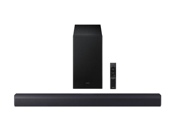 Samsung HW-B450F - B-Series - Lydplankesystem - for TV - 2,1 kanaler - trådløs - Bluetooth - toveis - titansvart
