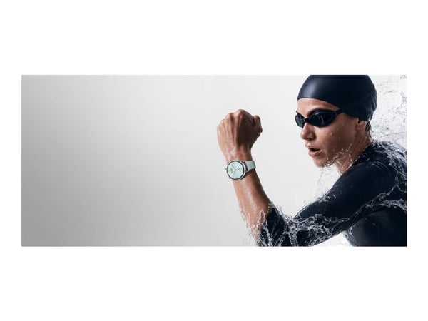 Xiaomi Watch S4 - 41 mm - smart klocka med rem - fluororubber - handledsstorlek: 120-190 mm - display 1.32" - Bluetooth, NFC - 32 g - mintgrön