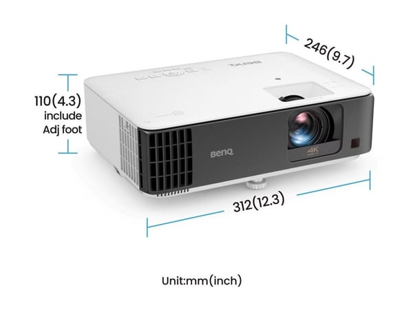 BenQ TK700ST, 3000 ANSI lumen, DLP, UHD 4K (3840x2160), 10000:1, 16:9, 1,07 milliarder farger