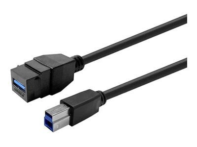 VivoLink Pro - USB-kabel - USB-type A (hunn) nøkkelsky til USB Type B (hann) - USB 3.2 Gen 1 - 5 V - 1 A - 5 m - signalforsterker - svart