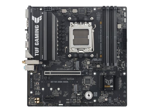 ASUS TUF GAMING A620AM-PLUS WIFI - Hovedkort - micro ATX - Socket AM5 - AMD A620A Chipset - USB 3.2 Gen 1, USB-C 3.2 Gen 1, USB 3.2 Gen 2 - 2.5 Gig...