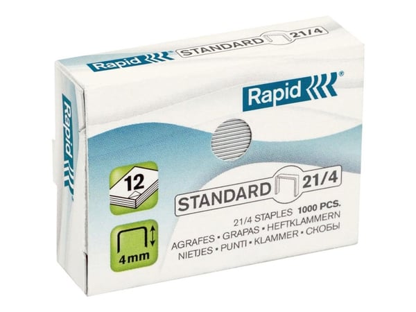 Rapid 21/4, 1000 niitit, 21/4, 20 g, 30 x 41 x 12 mm