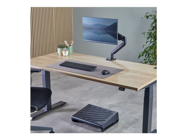 Fellowes Breyta - Desk mat: 80 x 40 cm - gummi - grå