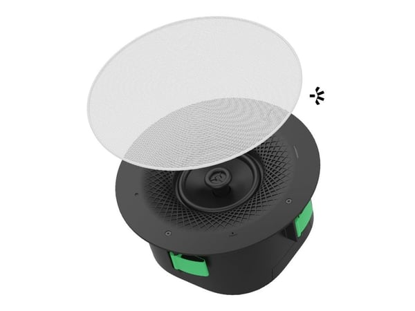Yealink CS10-D - IP-høyttaler - for konferansesystem - 20 watt - toveis - koaksial - hvit (grillfarge - hvit)