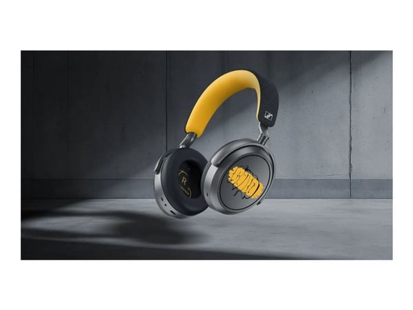 Sennheiser MOMENTUM 4 - 80th Anniversary Edition - hodetelefoner med mikrofon - full størrelse - Bluetooth - trådløs, kablet - aktiv støydemping - ...