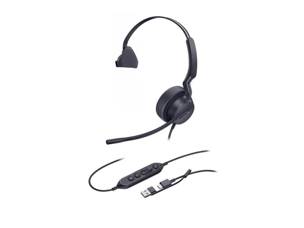 Yealink UH42 Mono - Hodesett - on-ear - kablet - USB-A, USB-C