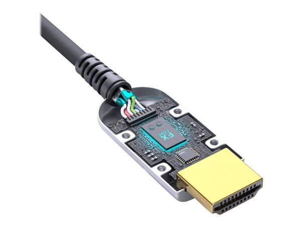 FiberX-sarja - HDMI 4K valokuituinen jatkokaapeli - 100m