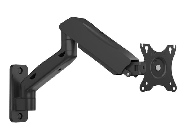 ICY BOX IB-MS103-W - Monteringssett - justerbar arm - for flatpanel - ergonomic - plastikk, metall, aluminium - svart - skjermstørrelse: inntil 32"...