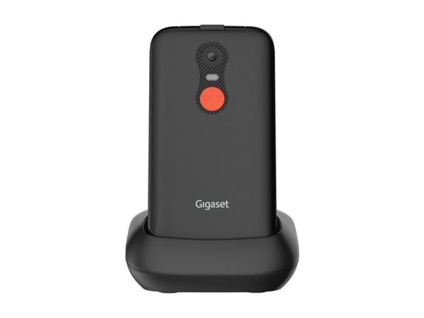 Gigaset GL595, Simpukka, Yksittäinen SIM, 7,11 cm (2.8"), 0,3 MP, 800 mAh, musta