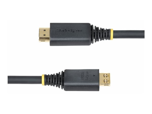 Startech - High Speed - HDMI-kabel - HDMI hann til HDMI hann - 5 m - skjermet - svart - halogenfri, passiv, 4K 60Hz støtte, 1440p (UWQHD) støtter 1...