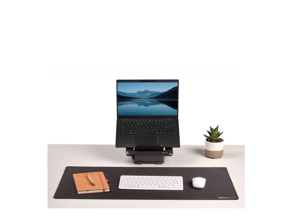 Fellowes Breyta - Desk mat: 80 x 40 cm - gummi - svart