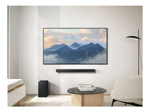 Samsung HW-B650F - B-Series - Lydplankesystem - for TV - 3,1 kanaler - trådløs - Bluetooth - svart