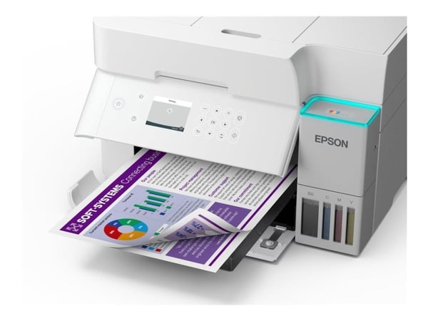Epson EcoTank L6376 - Multifunksjonsskriver - farge - ink-jet - ITS - A4 (210 x 297 mm) (original) - A4 (medie) - opp til 18 spm (trykking) - 250 a...