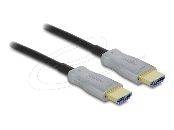 DeLOCK 84959, 5 m, HDMI-tyyppi A (vakio), HDMI-tyyppi A (vakio), 18 Gbit/s, musta, Harmaa