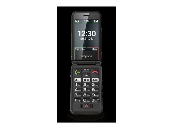 Emporia SIMPLICITYglam, Avattava, 7,11 cm (2.8"), 240 x 320 pikseliä, Bluetooth, 1300 mAh, Valkoinen