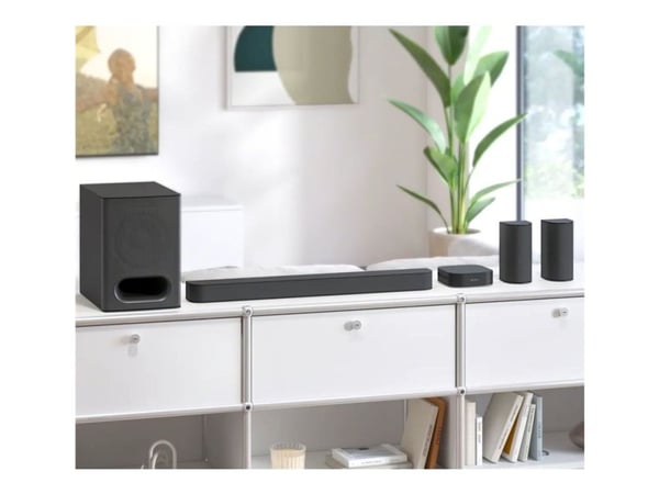 Sony HT-S60, 5.1 kanavaa, 1000 W, DTS, DTS 96/24, DTS-ES, DTS-HD, DTS-HD Master Audio, DTS:X, Dolby Atmos, Dolby Digital, Dolby..., Night, Voice, B...