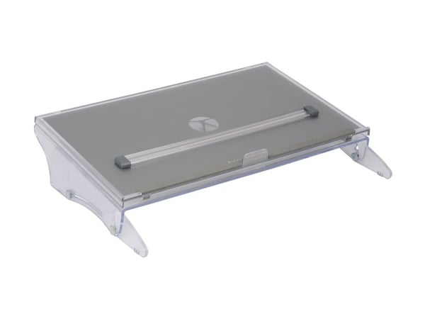 BakkerElkhuizen FlexDesk 640 - Kopiholder - with ComfortRead - gjennomsiktig, lysegrå