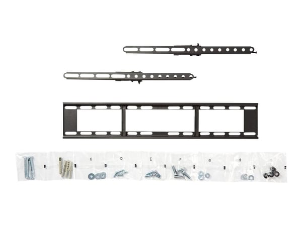 Nedis TVWM1151BK, 177,8 cm (70"), 100 x 100 mm, 600 x 400 mm, 0 - 20°, Terästä, Musta